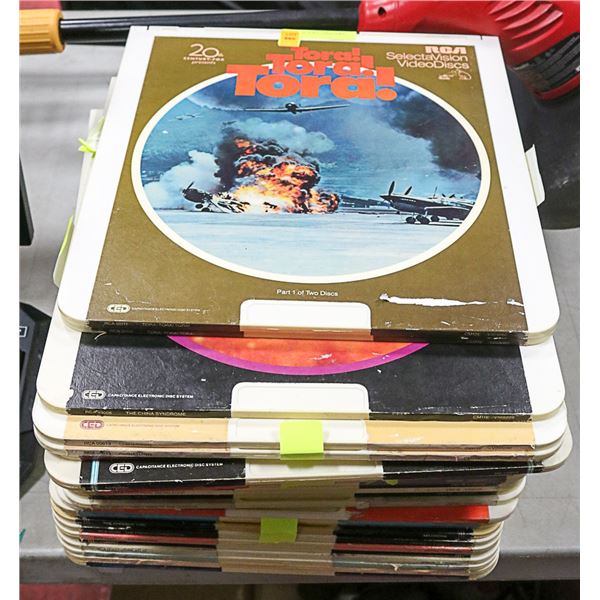 LOT OF 30 LASER DISCS