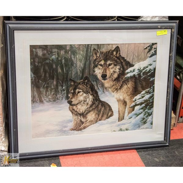 ESTATE LARGE FRAMED & MATTED ART PRINT "TWO