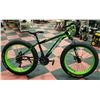Image 1 : BENSHI FAT TIRE BIKE GREEN AND BLACK