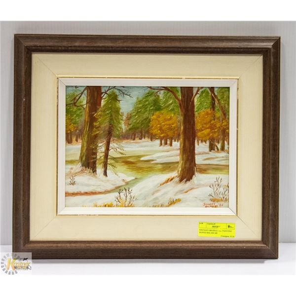 VINTAGE ORIGINAL OIL PAINTING SIGNED BALASCAK