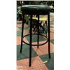 Image 1 : BLACK METAL FRAME PADDED SEAT BAR STOOL - 31 INCHES