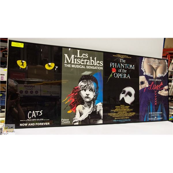 WALLHANGING DISPLAY INCLUDING POSTERS FROM 4