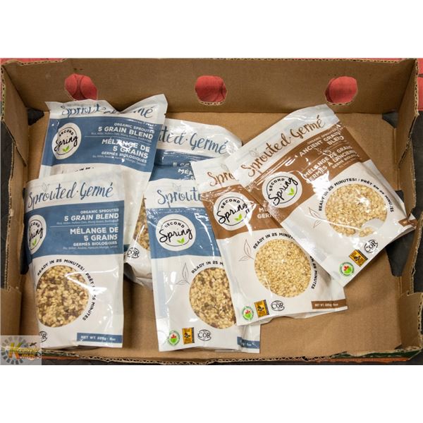 6 ASSORTED SPROUTED GERME 5 GRAIN BLEND/ANCIENT