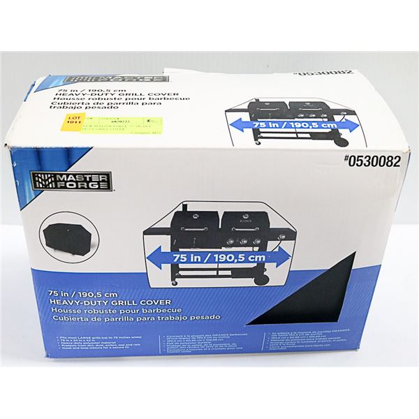 NEW MASTER FORGE 75" HEAVY DUTY GRILL COVER