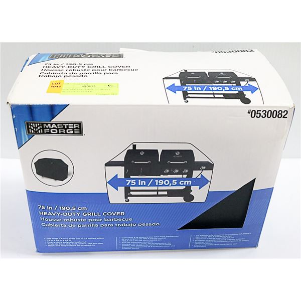 NEW MASTER FORGE 75" HEAVY DUTY GRILL COVER