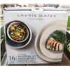 Image 1 : LAURIE GATES CALIFORNIA DESIGNS 16 PC DINNERWARE
