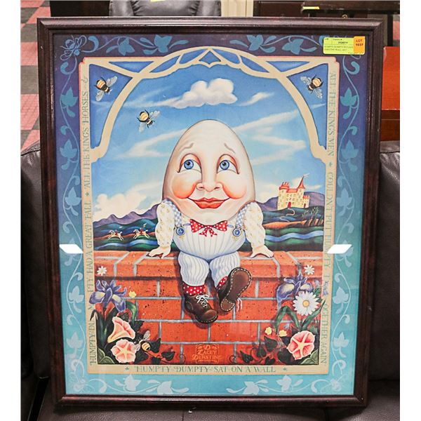 HUMPTY DUMPTY BY LACEY DERSTINE WALL ART