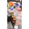 Image 1 : MULTI COLORED 5 BULB STANDUP LAMP