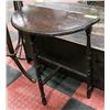 Image 1 : VINTAGE WOOD 1/2 MOON ACCENT TABLE