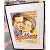 Image 1 : CASABLANCA  FRAMED MOVIE POSTER