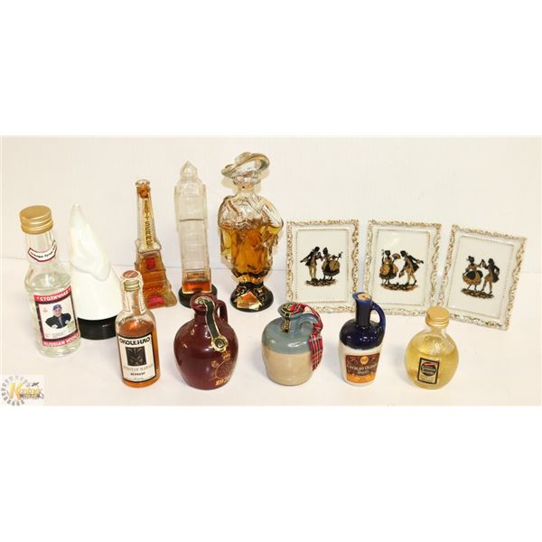 MISCELLANEOUS BASKET OF HARD ALCOHOL LOT