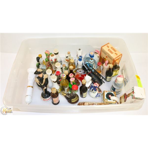 WIDE ASSORTMENT OF LITTLE LIQUOR BOTTLES