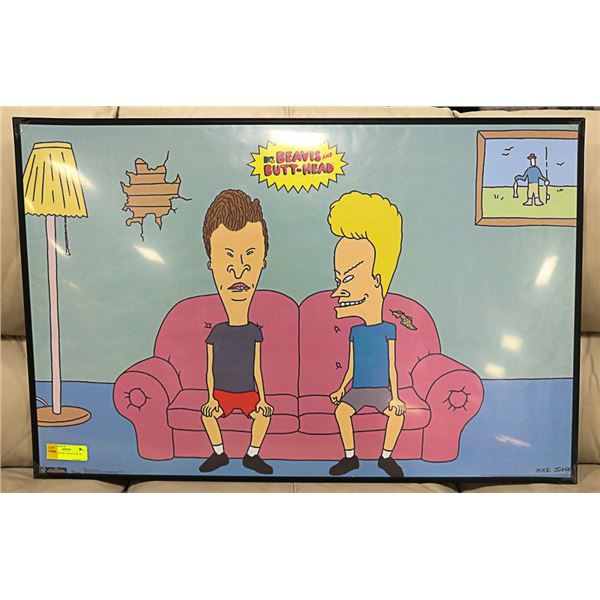 BEAVIS AND BUTTHEAD POSTER   34"  x  22"