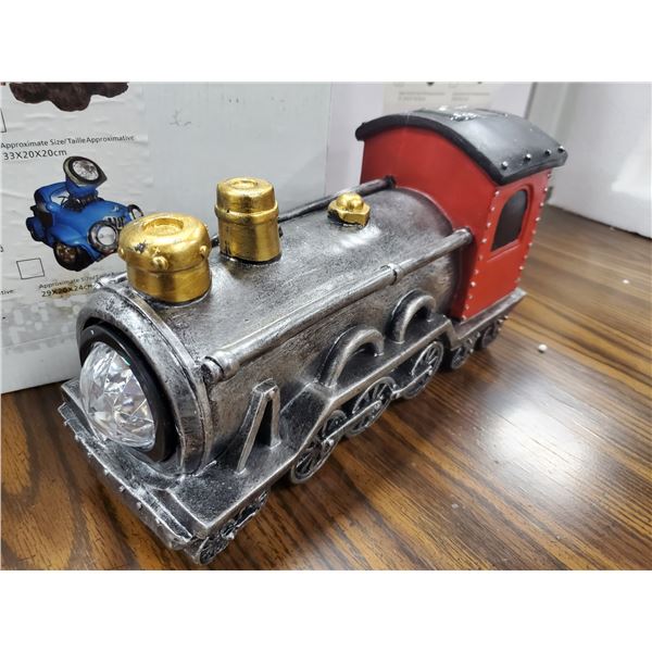 SOLAR POWERED TRAIN PATIO ORNAMENTS