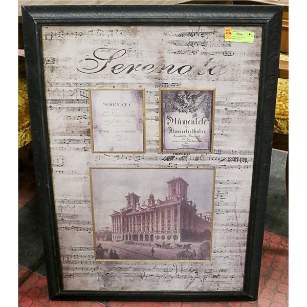 GERMAN WALLHANGING COMMEMORATING A