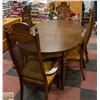 Image 1 : DINING ROOM TABLE WITH 5 MATCHING CHAIRS