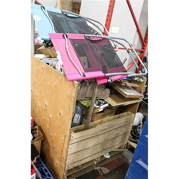 CRATE OF ASSORTED ESTATE MISC