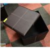 Image 2 : LEATHERETTE OTTOMAN WITH INTERNAL STORAGE