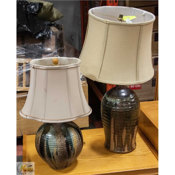 2 END TABLE LAMPS