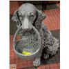 Image 2 : LARGE GARDEN/PATIO DOG WITH BASKET IN MOUTH