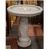 Image 1 : CONCRETE BIRDBATH 19" X 23"