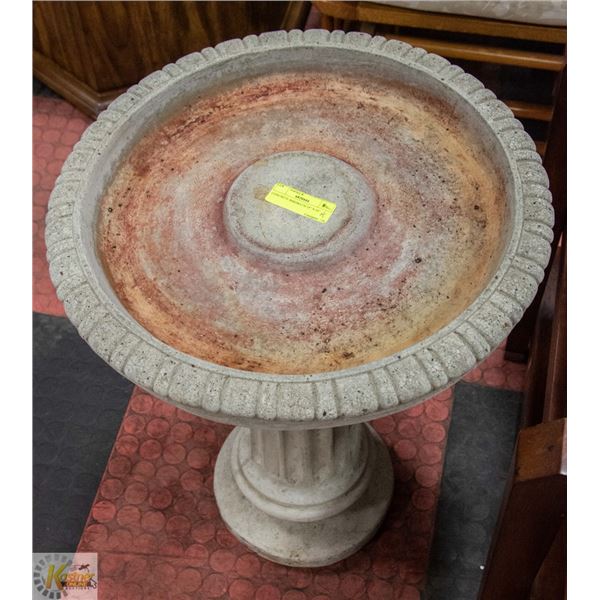 CONCRETE BIRDBATH 19" X 24"