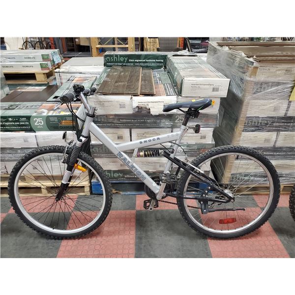 RALEIGH BIKE DUAL SUSPENSION 21 SPEED BIKE