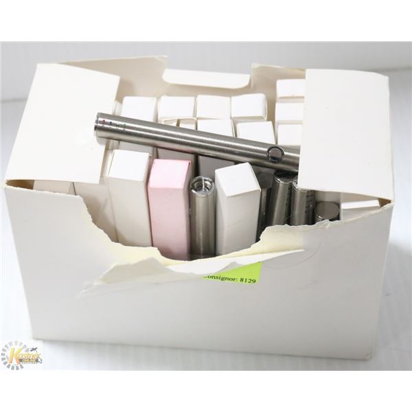 BOX OF 30+ VAPE BATTERIES