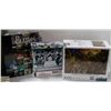Image 1 : JIGSAW PUZZLES 3 BEATLES PUZZLES - UNOPENED