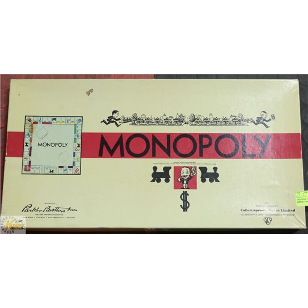ORIGINAL 1946 MONOPOLY IN MINT SHAPE COMPLETE