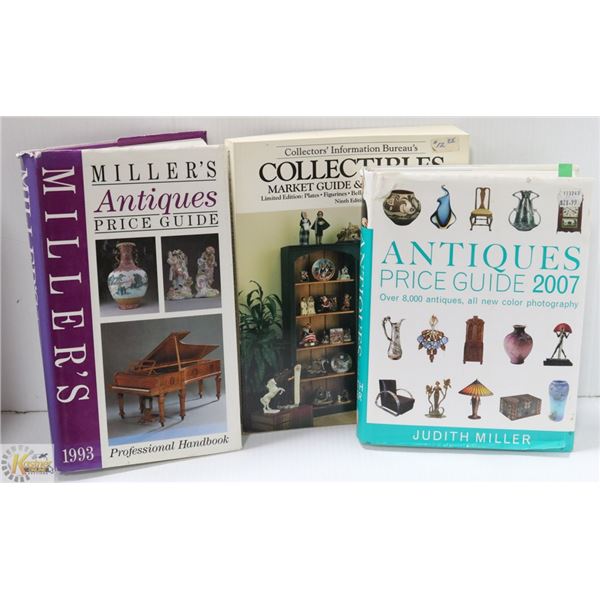 LOT OF ANTIQUE/COLLECTABLES PRICE GUIDES
