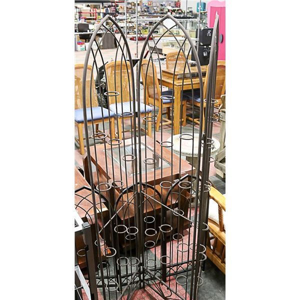 BIFOLD 3 SEGMENT METAL DIVIDER