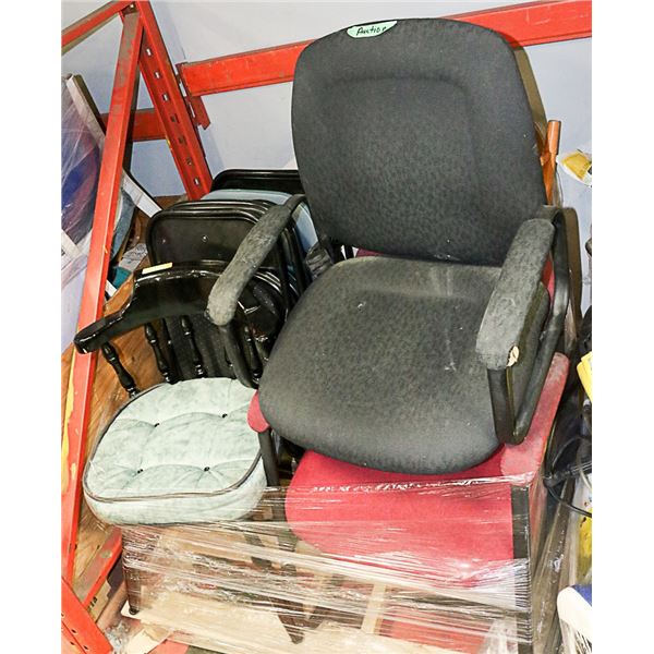 PALLET OF CHAIRS