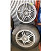 Image 1 : 4 SPEEDY ALUMINUM RIMS 205/65R 16 SIZE