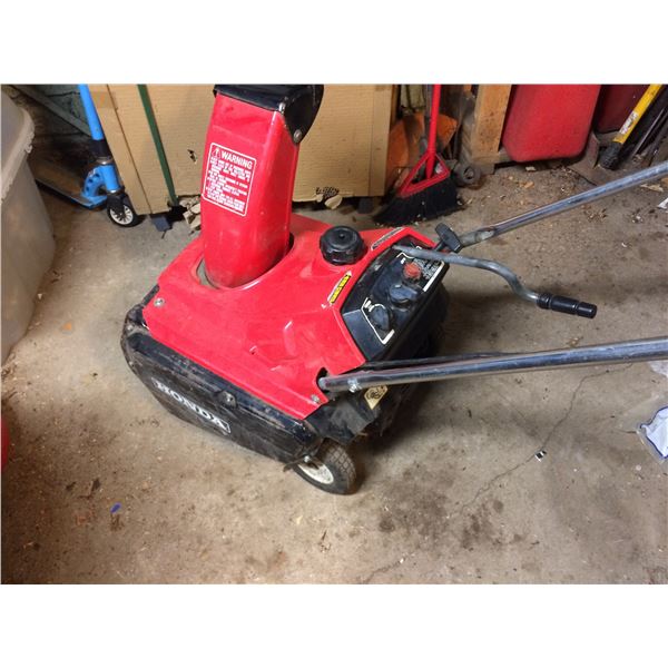 HONDA HS35 SNOWBLOWER - AS IS