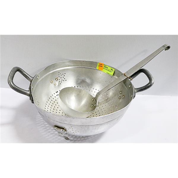 CANNING LADLE AND STRAINER