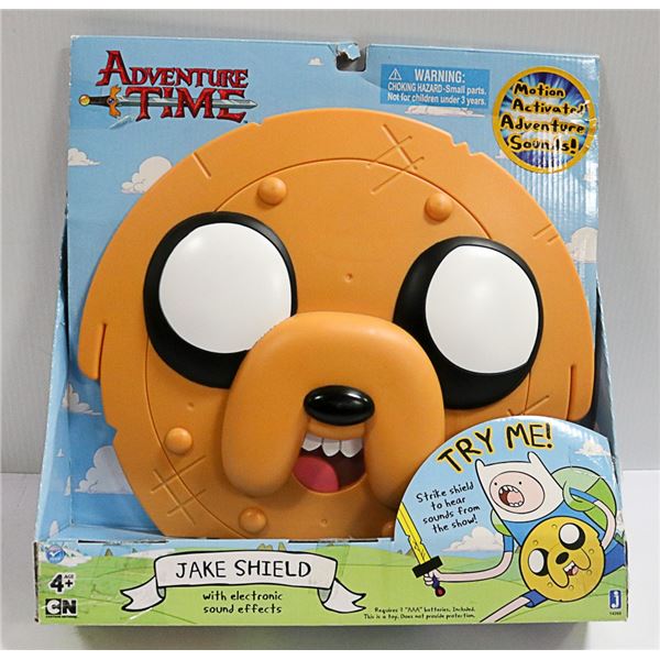 ADVENTURE TIME JAKE SHIELD WITH SOUND EFFECTS AND