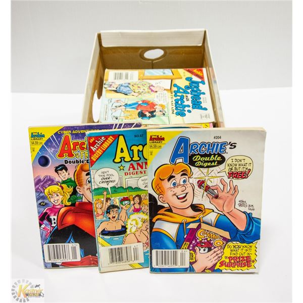 BOX OF 17 ARCHIE DIGEST COMIC BOOKS