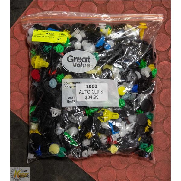 AUTO CLIPS 1000 PIECES