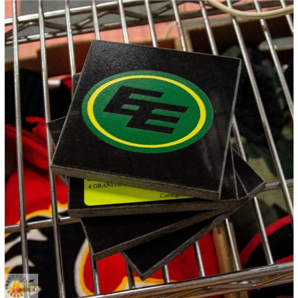 4 GRANITE COASTERS, NEW