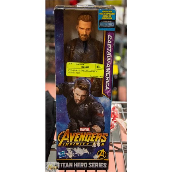 AVENGERS CAPTAIN AMERICA FIGURE. 12ƒ?.