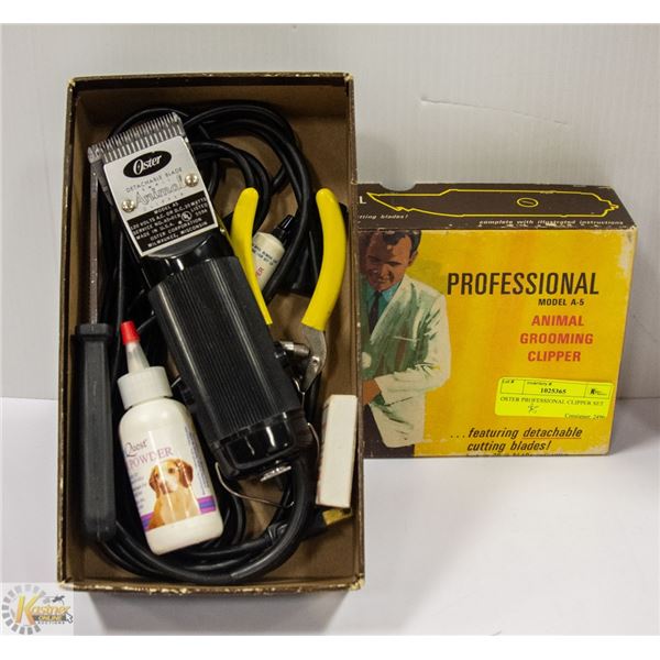 OSTER PROFESSIONAL CLIPPER SET