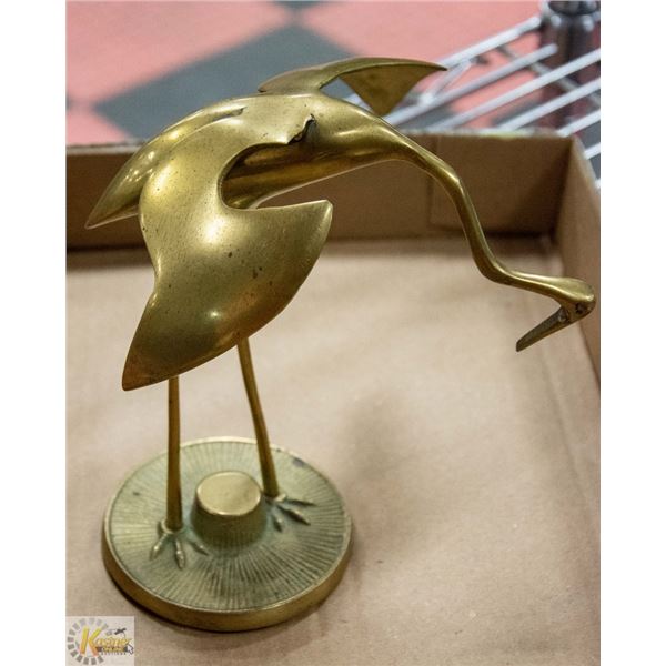 BRASS FLAMINGO