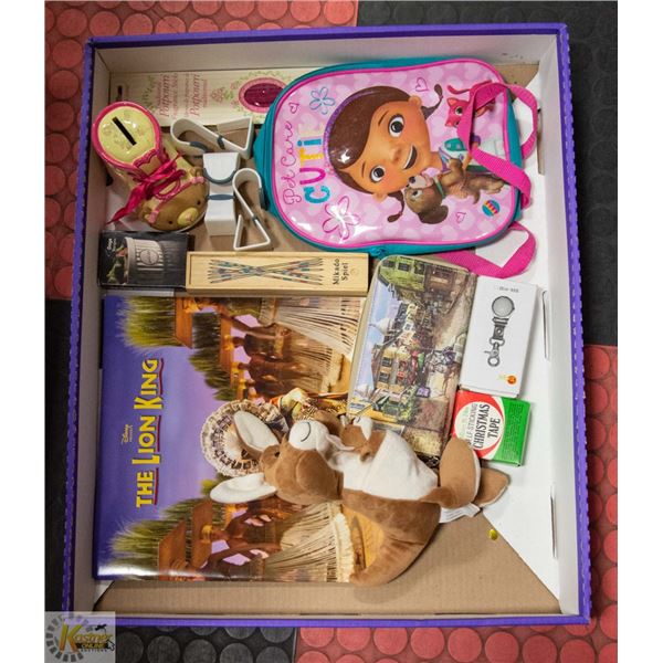 FLAT OF MISC,LEATHER WALLET,VINTAGE PIK UP STICKS