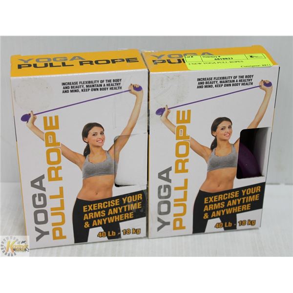 2 NEW YOGA PULL ROPES