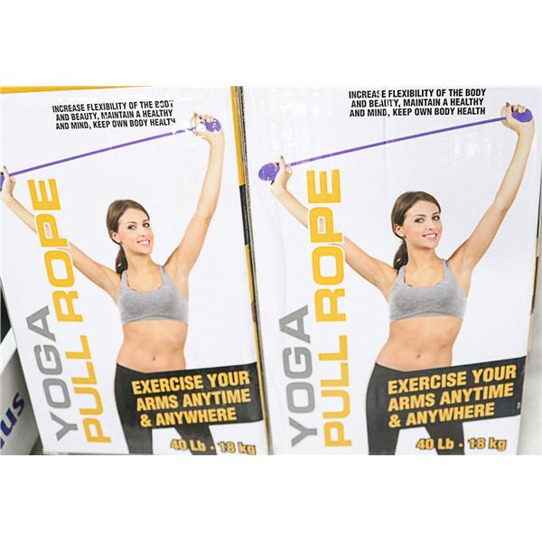 LOT OF 2 YOGA PULL ROPES