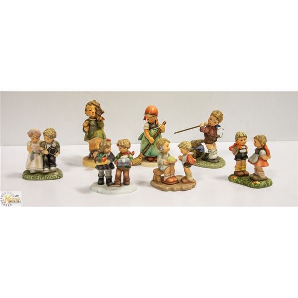 7 CERAMIC GOEBEL FIGURINES