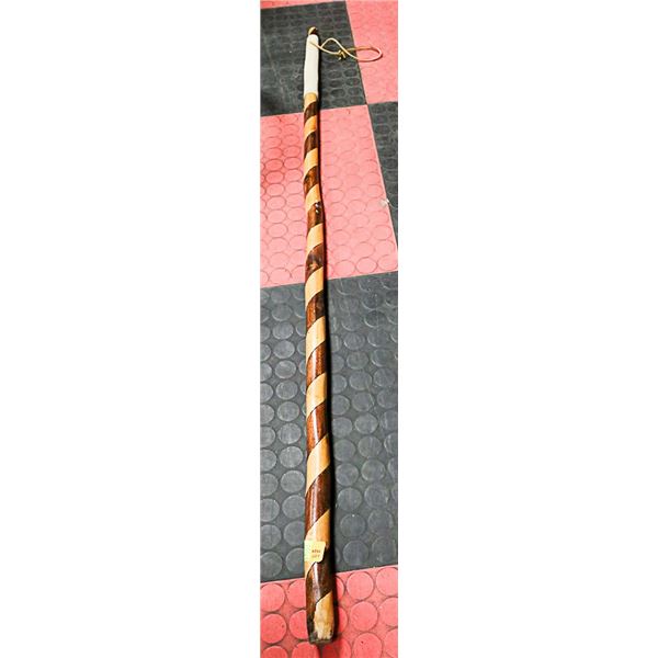 SOLID WOOD WALKING STAFF - DECORATIVE LIGHT AND