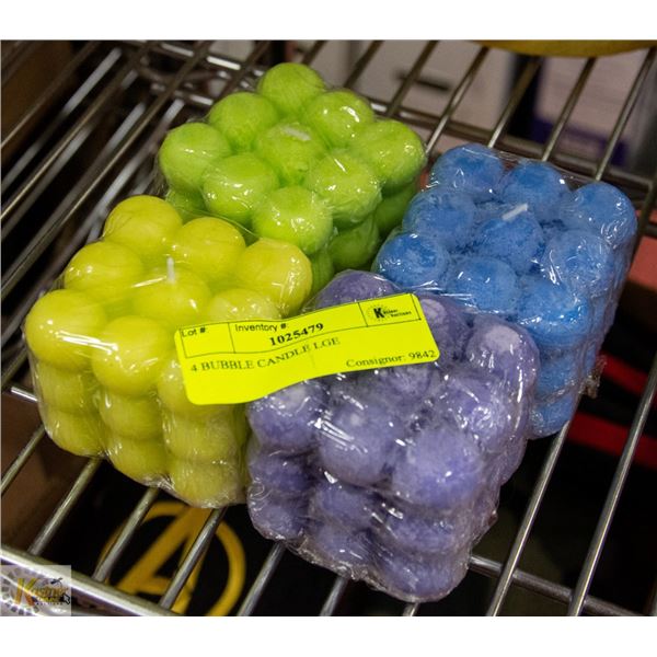 4 BUBBLE CANDLE LGE