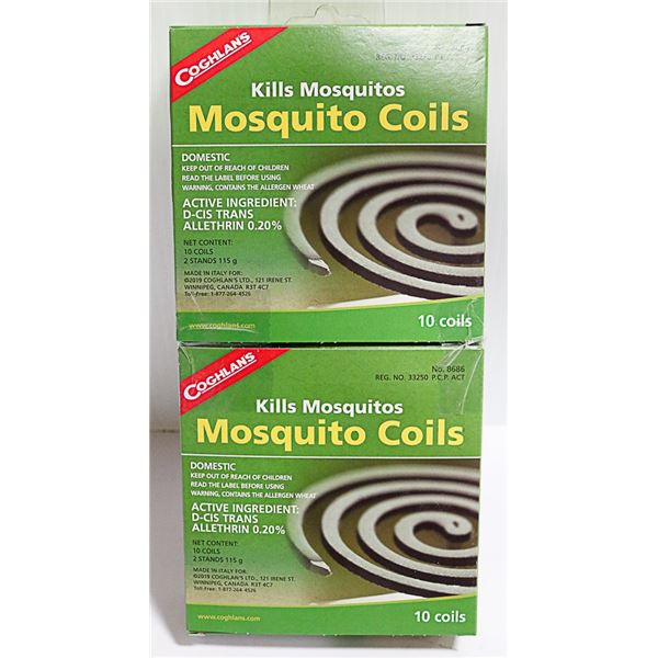 NEW COGHLANS MOSQUITO COILS *** 20 COILS TOTAL***